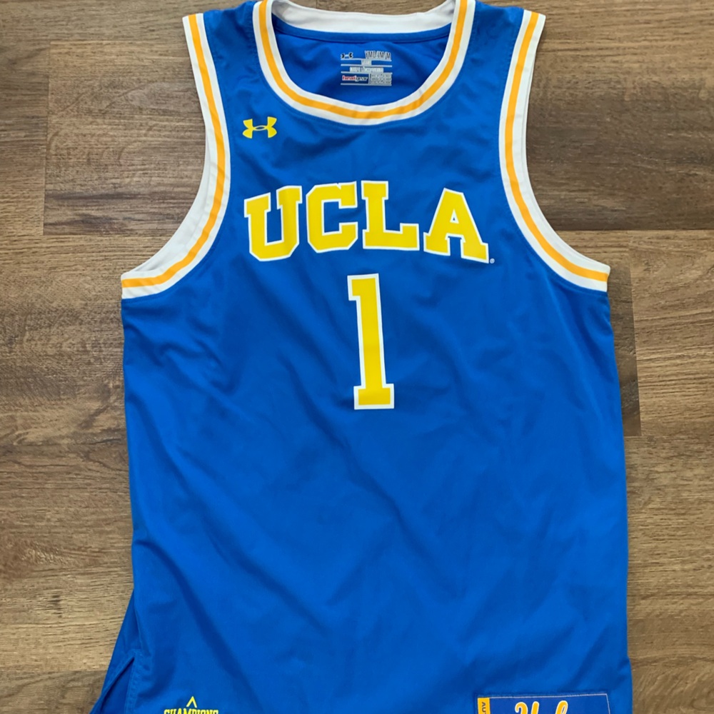 Under Armour Blue and Yellow Jersey